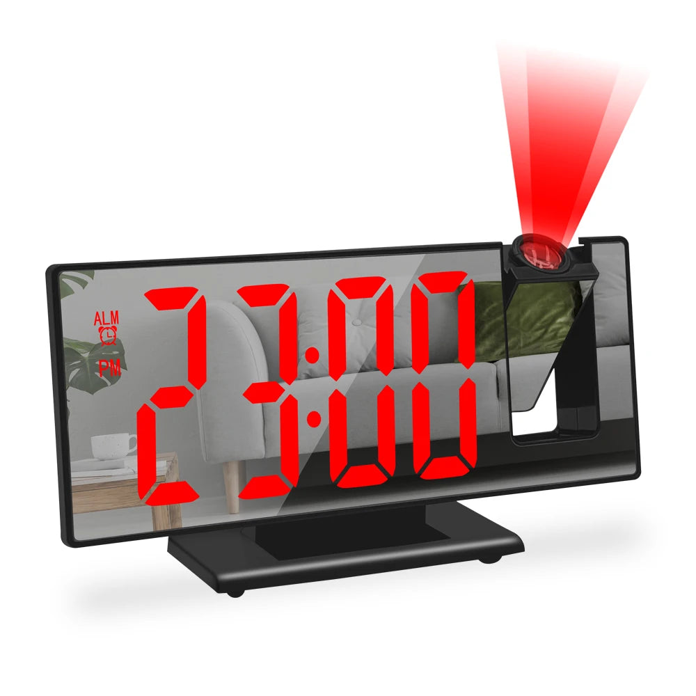 The Modern 180° Time & Temp Projector
