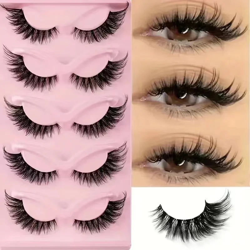 Jo 5-Pair Cat-Eye Lash Collection