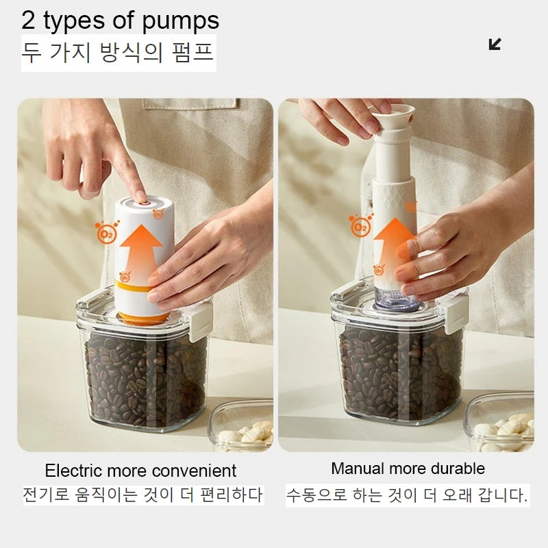 Jo FreshSeal Vacuum Kitchen Canister
