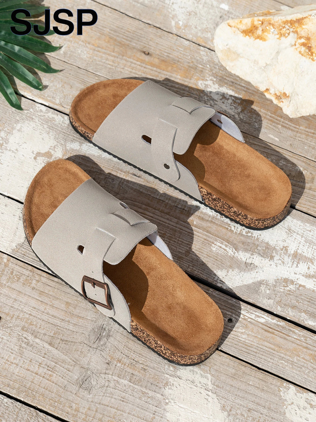 Jo Refined Double-Strap Slides