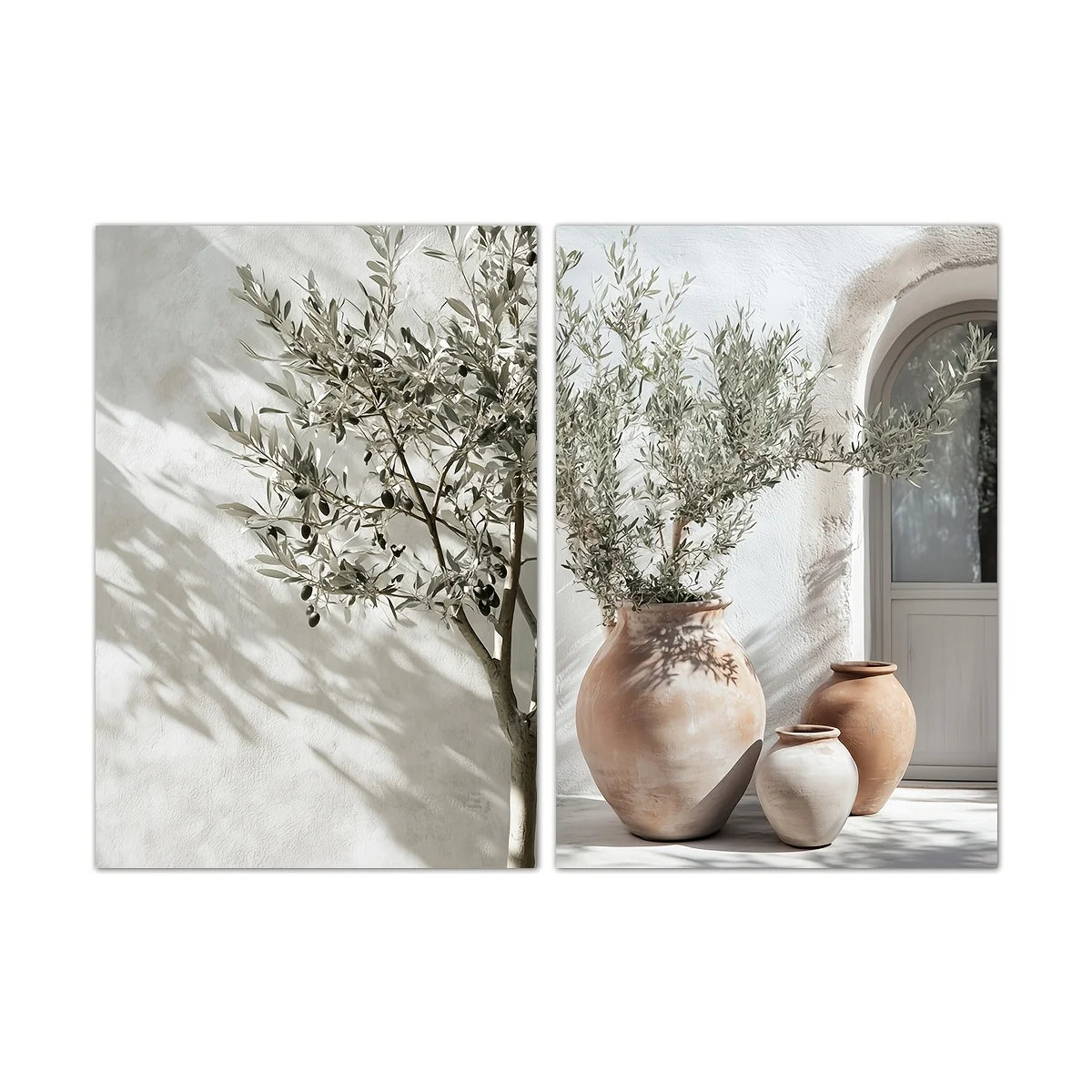 Jo Serene Olive Shadow Canvas Set