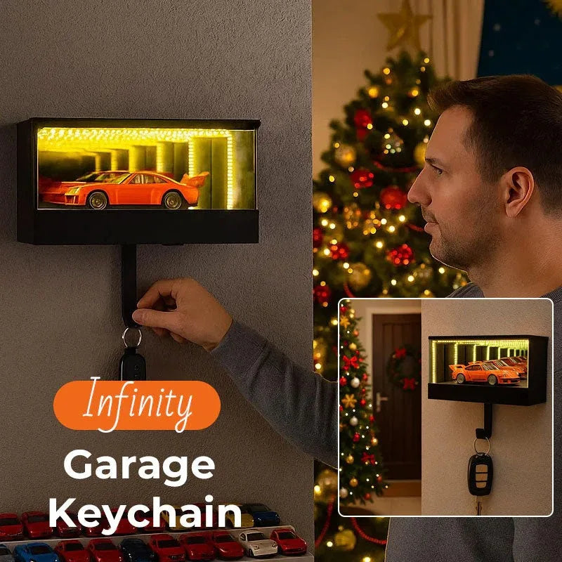Car Key Hanger With LED Light Door Car Garage Key Holder for Key Organizer Apartment Home Office Entryway (Car Not Included)