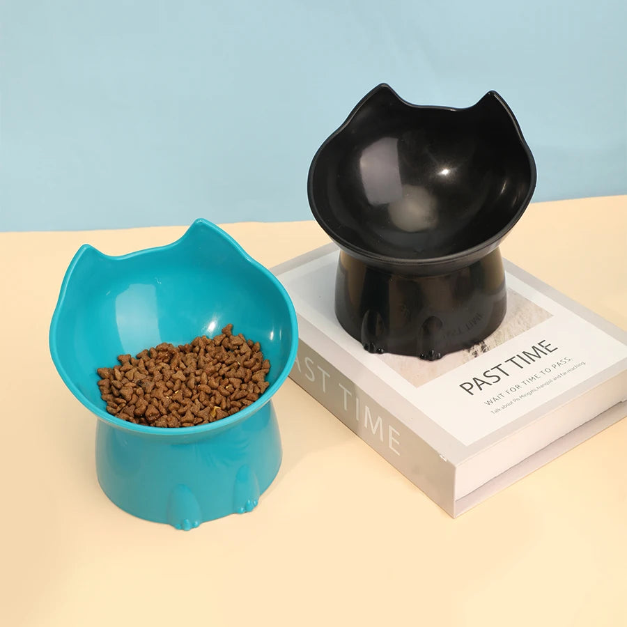 Jo Refined Neck-Support Cat Bowl