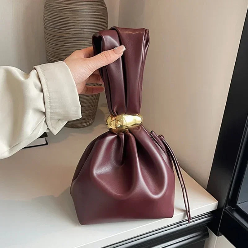Jo Signature Pleated Bucket Pouch