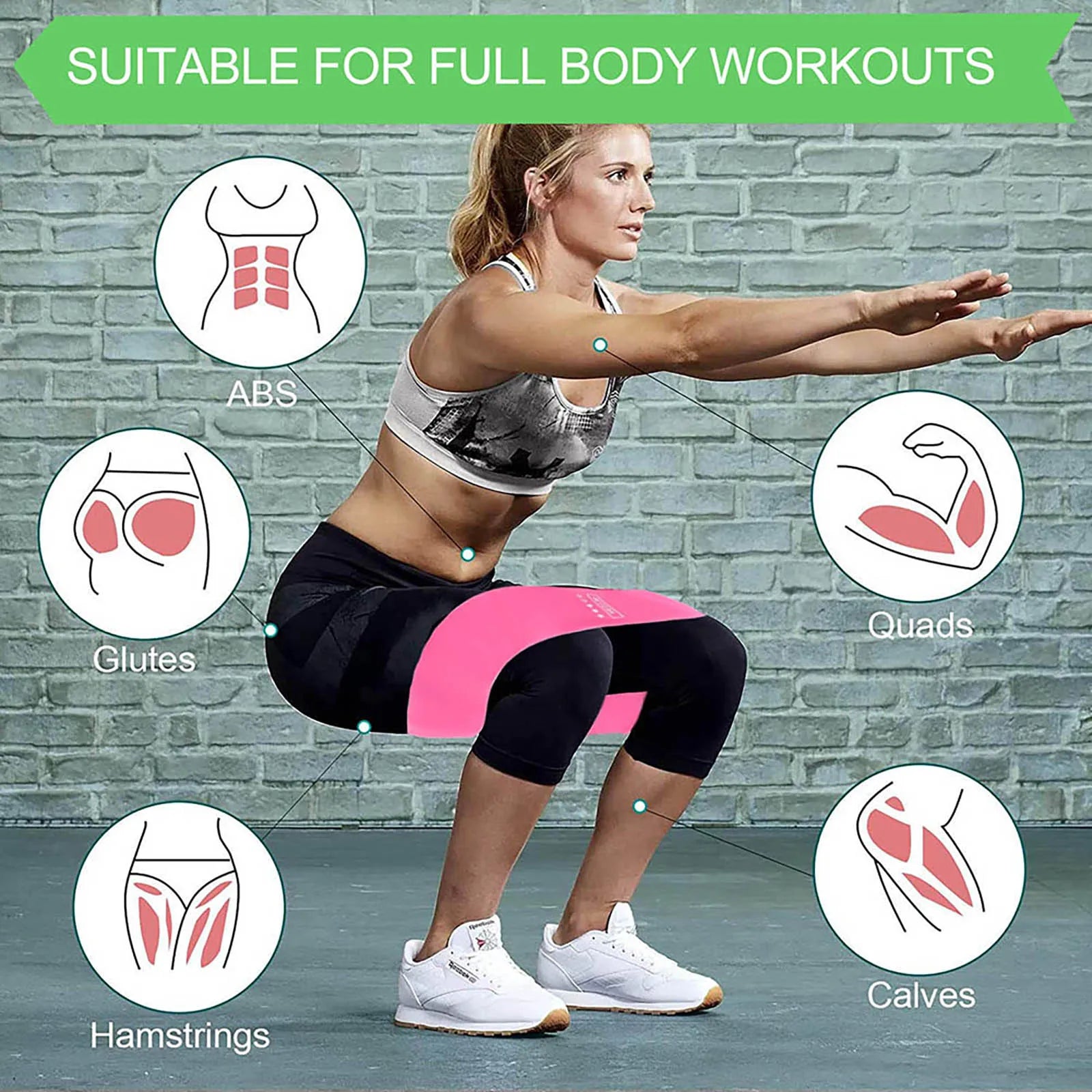 Elastic Band Recovery Belt for Girls Present (with Cloth Bag 1 Each of 5 Colors)