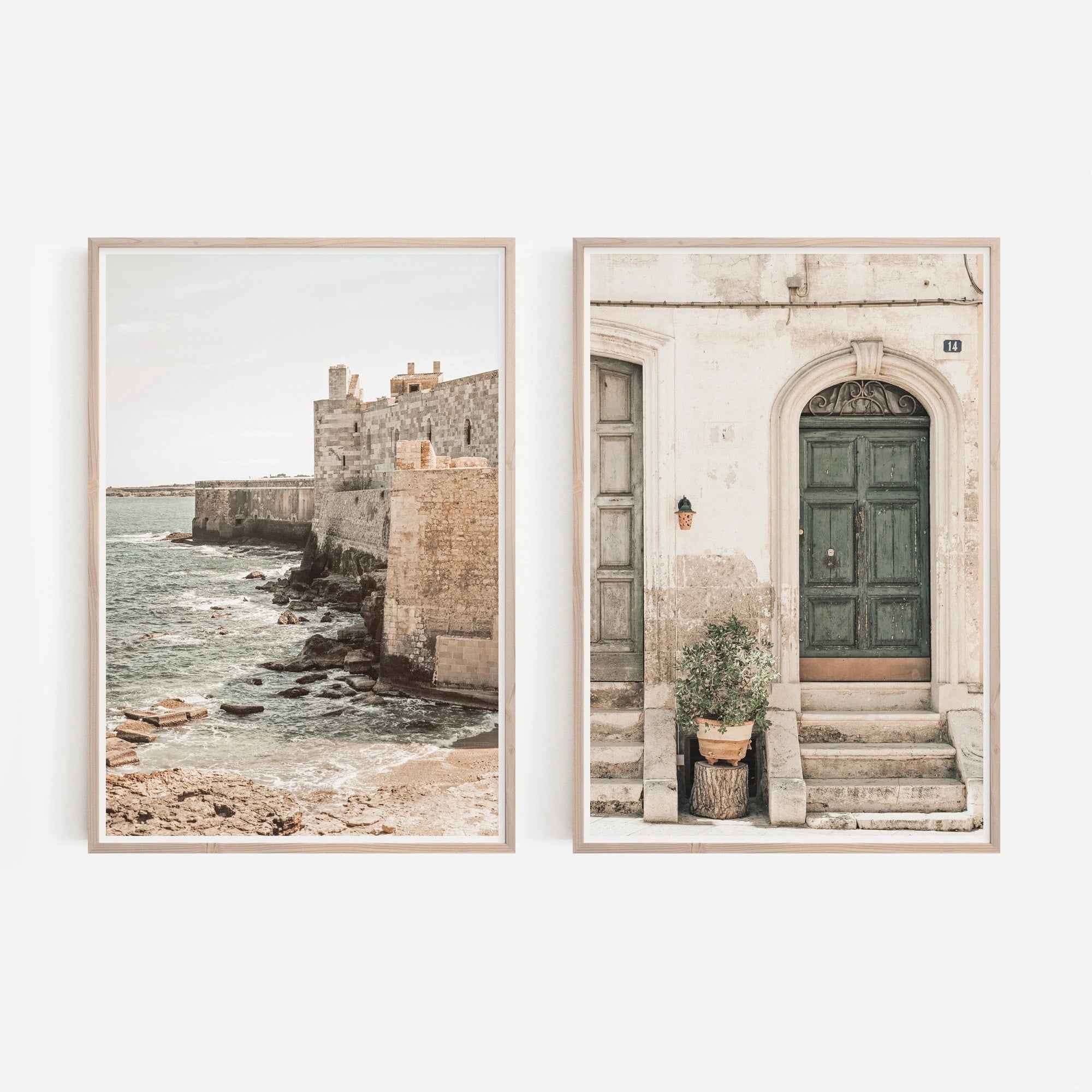 Jo Serene Olive Shadow Canvas Set