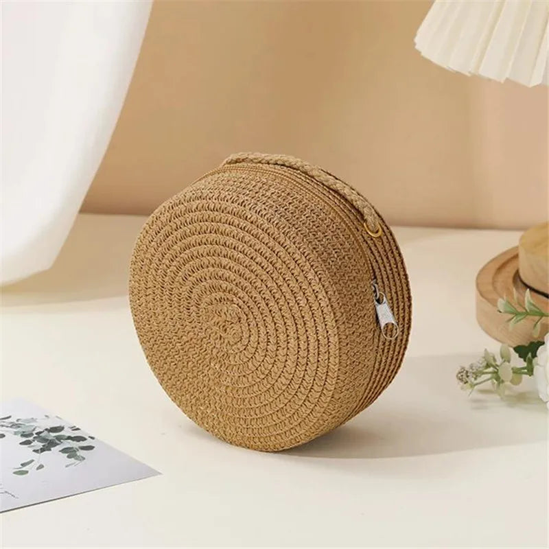 The Classic Lock-Clasp Straw Bag