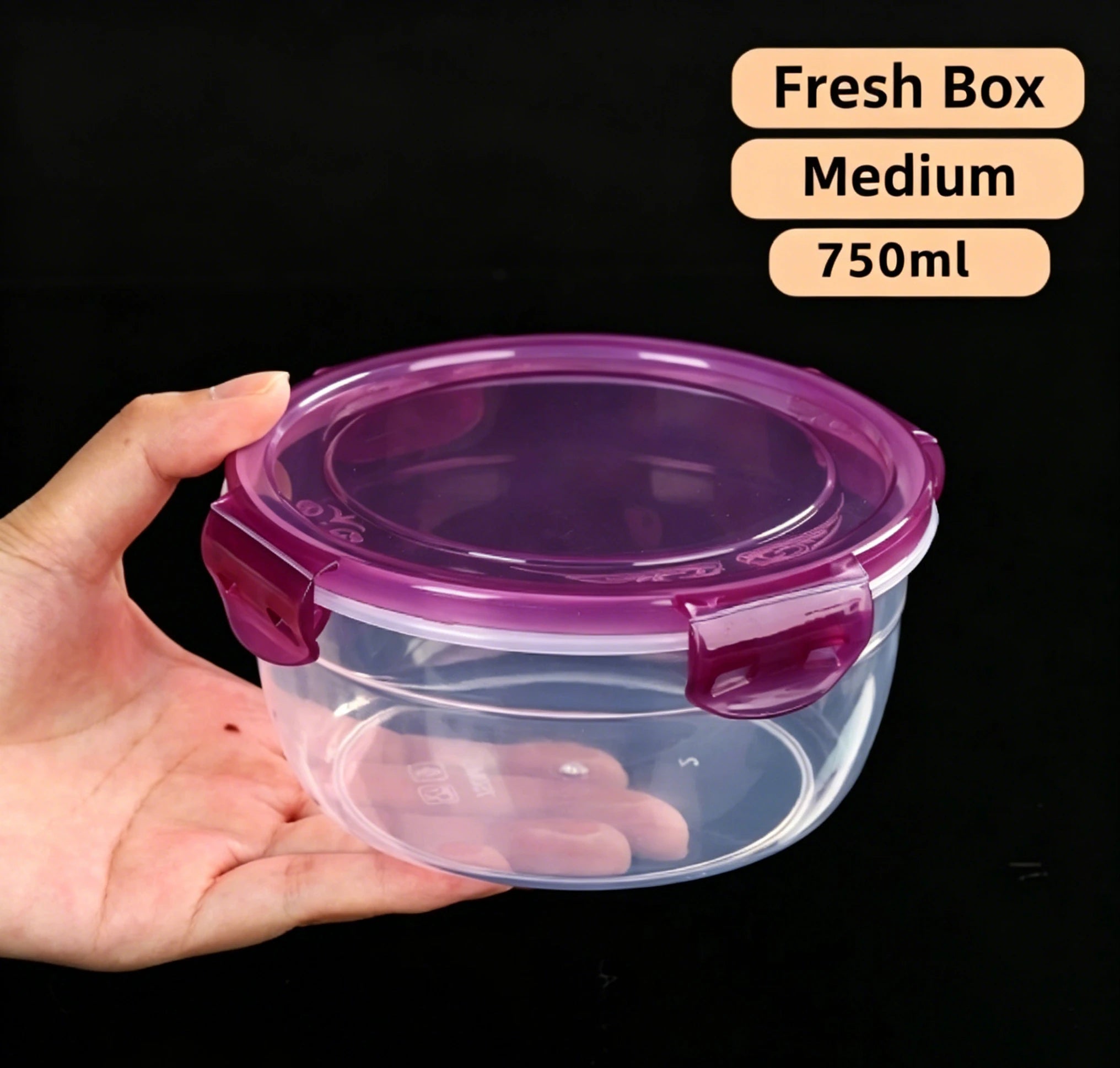 8pcs/set (4 Containers+4 Sealed Lids)