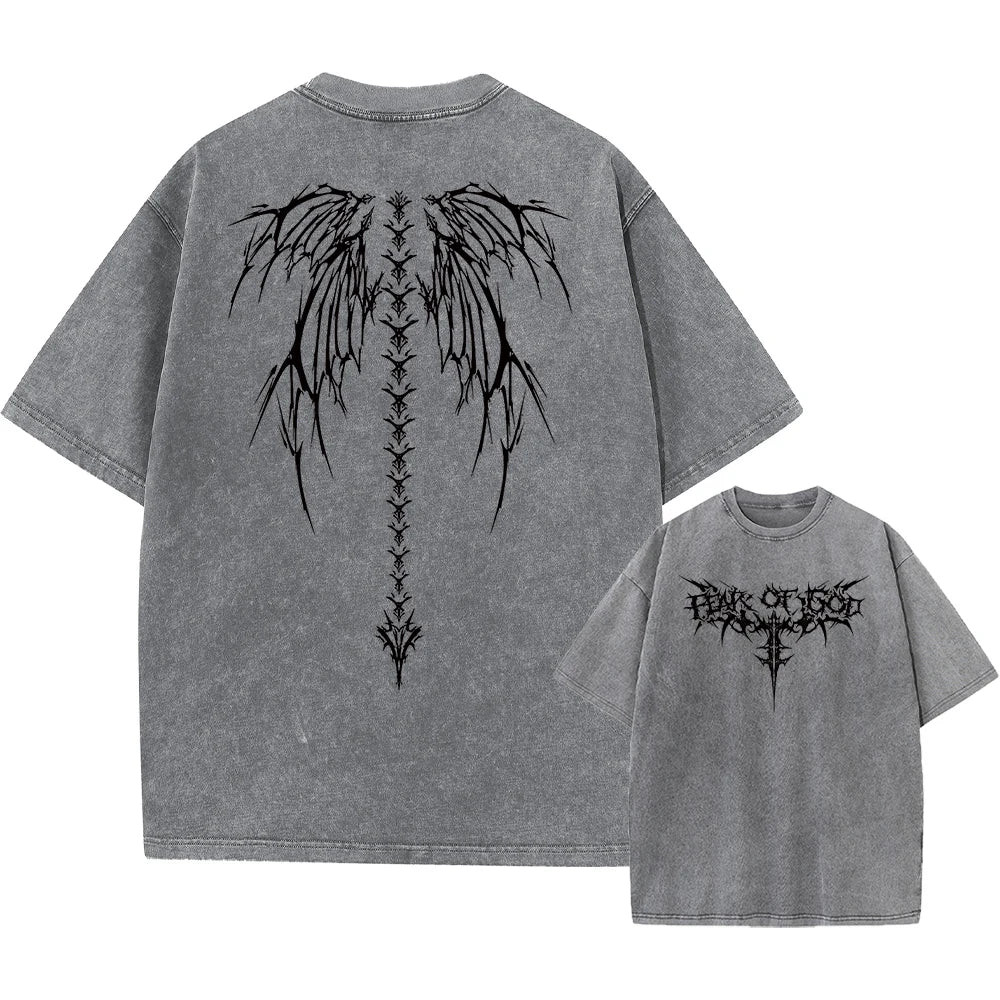 Jo Workout Acid Wash Oversized Jersey
