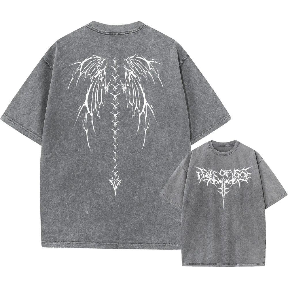 Jo Workout Acid Wash Oversized Jersey