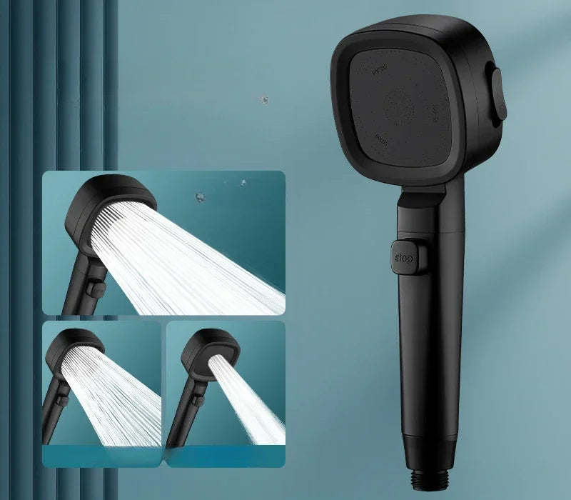 Pristine Pressure-Boost Handheld Shower