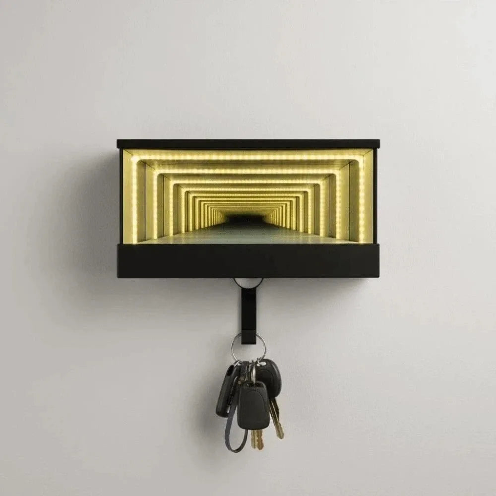 Creative Garage Key Holder Multifunctional Funny Car Key Hook Rack with LED Light Space-saving Fun Key Organizer