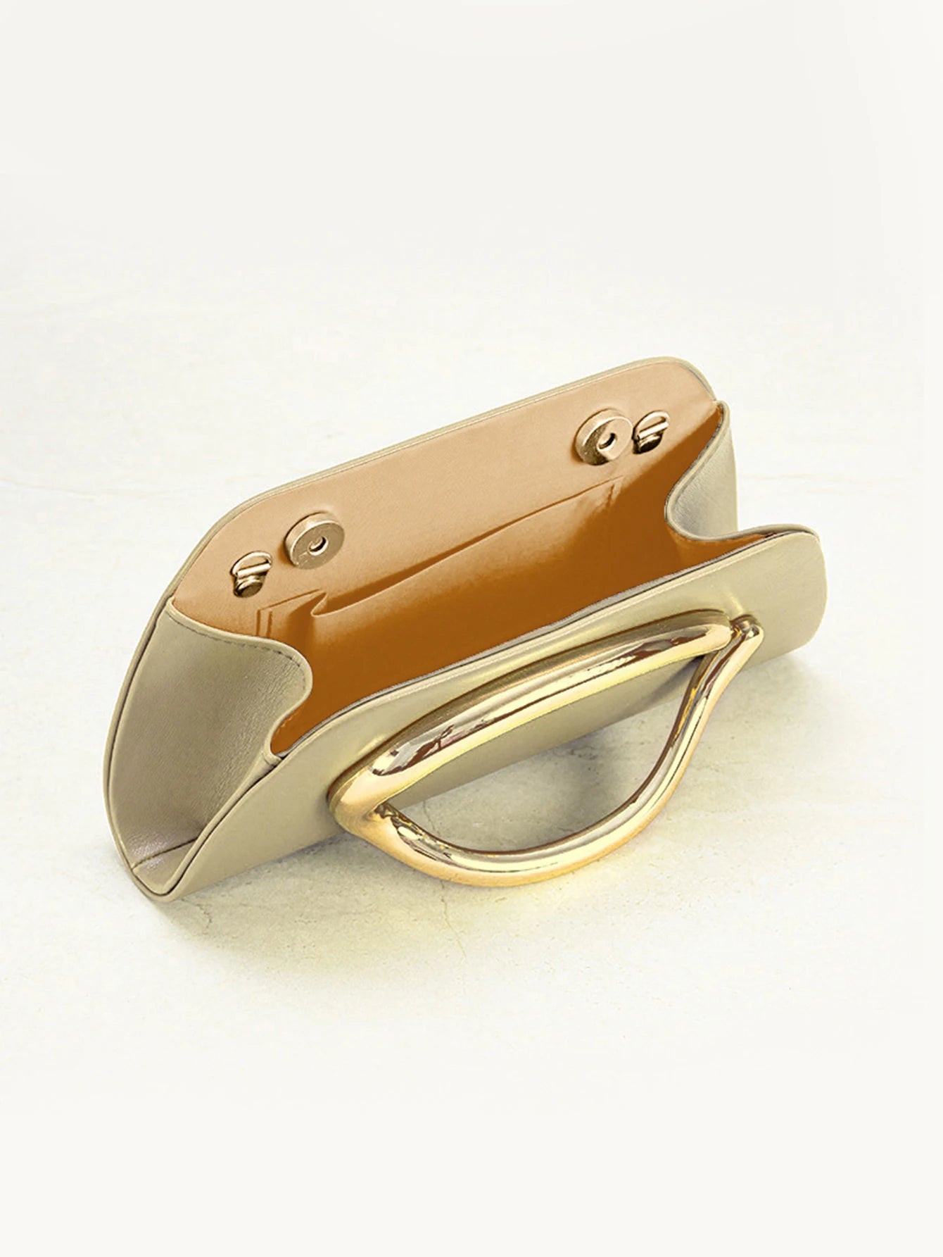 Jo Refined Gold-Accent Satchel