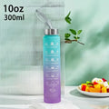 300ml/750ml/2L Water Bottle Motivational Sport Water Bottle Leakproof Bottles Drinking Outdoor Travel Gym Fitness Jugs