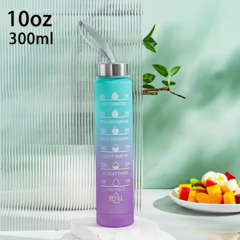 300ml/750ml/2L Water Bottle Motivational Sport Water Bottle Leakproof Bottles Drinking Outdoor Travel Gym Fitness Jugs