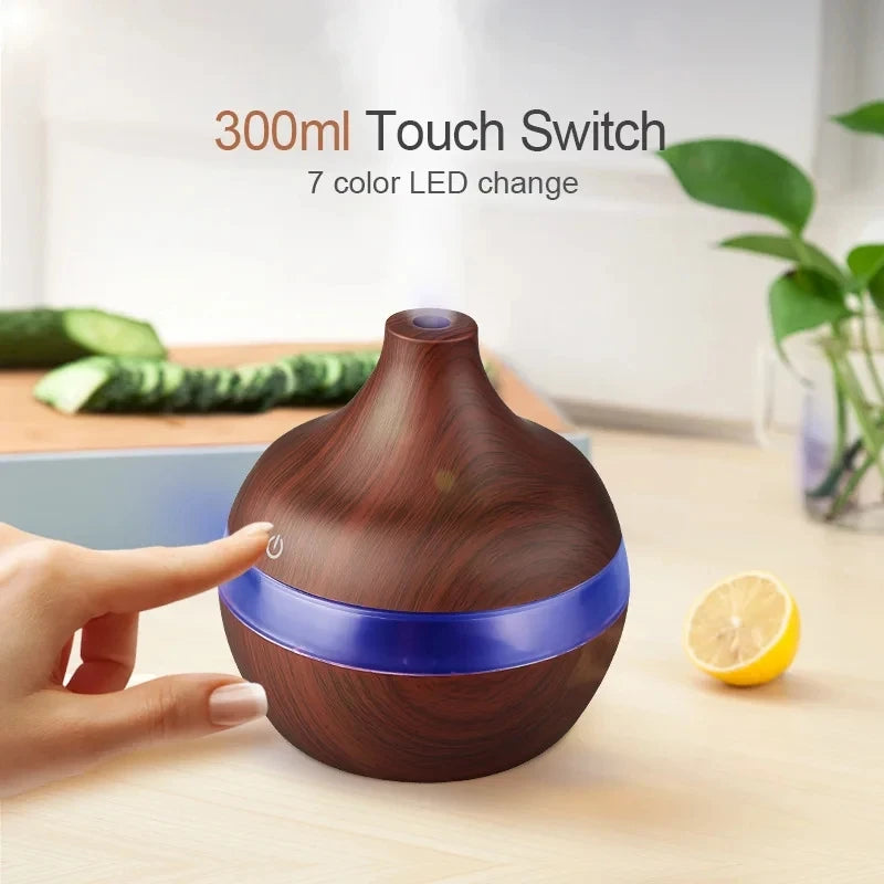 300 ml Jo Serenity Wood-Finish Aromatherapy Hub