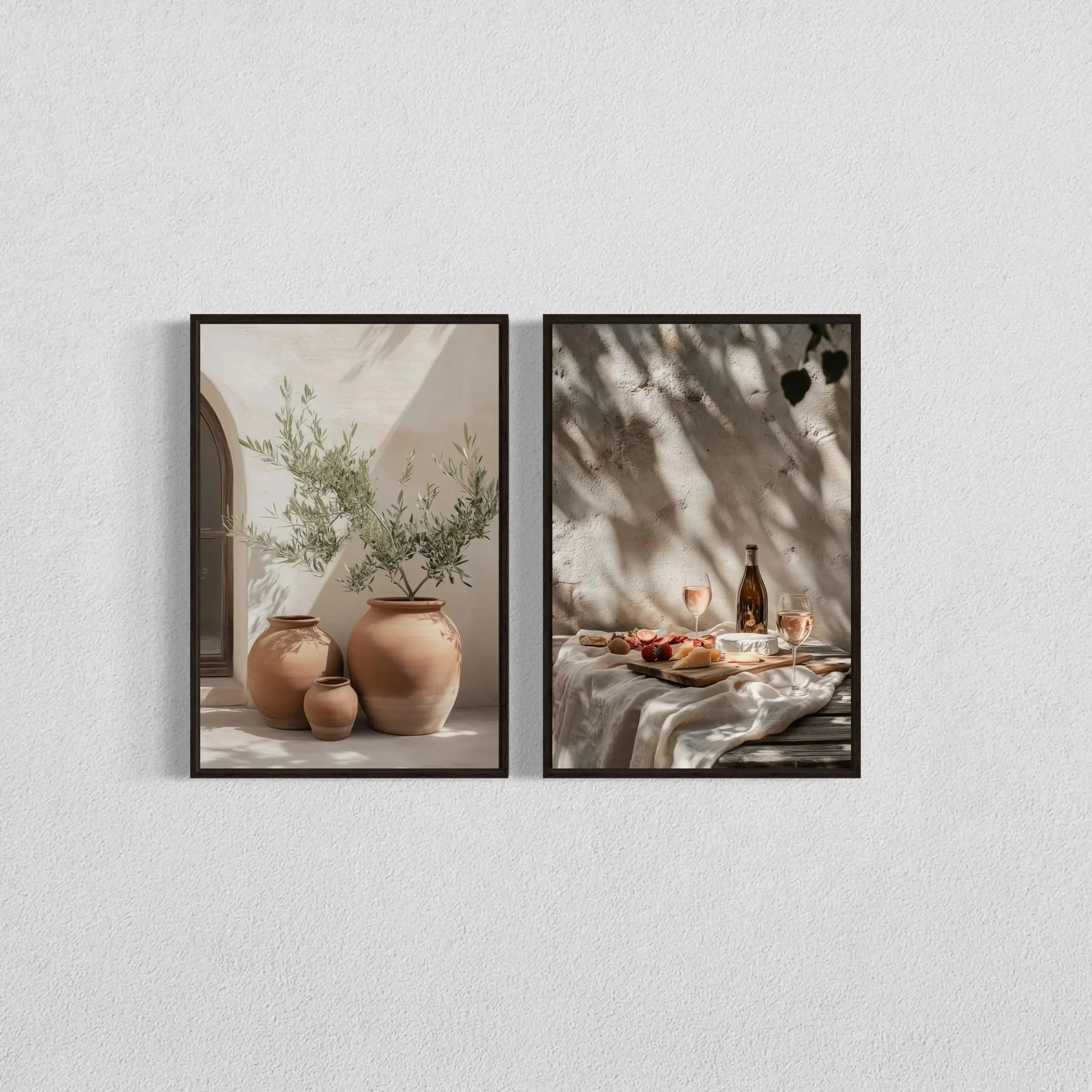 Jo Serene Olive Shadow Canvas Set
