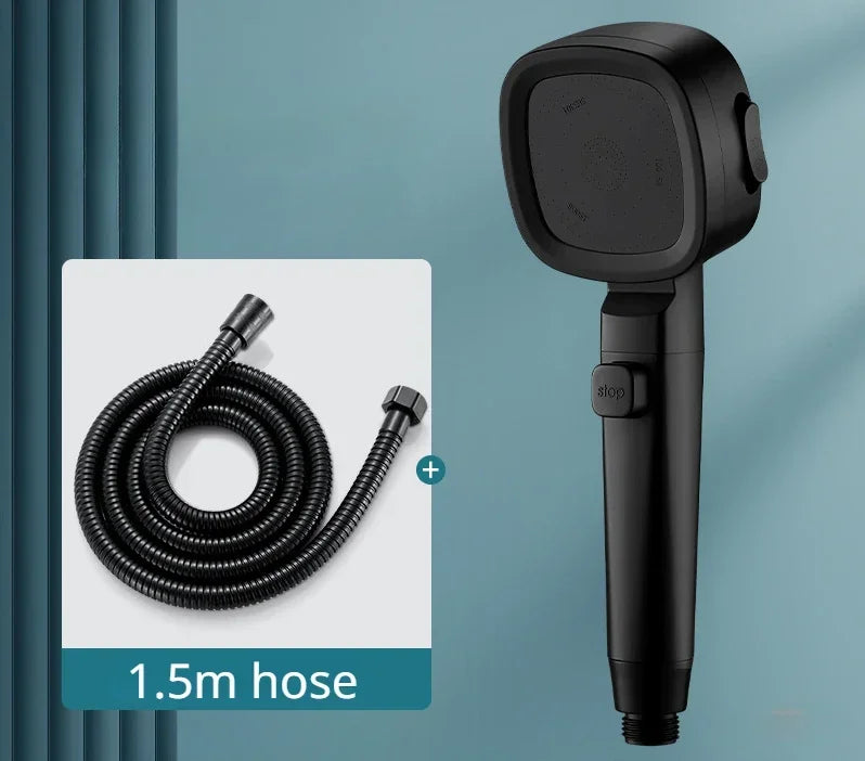 Pristine Pressure-Boost Handheld Shower
