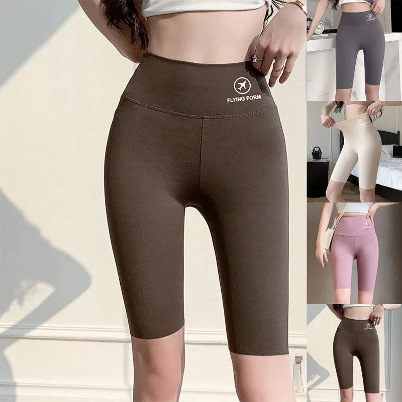 Jo High-Waist Tummy-Control Yoga Shorts