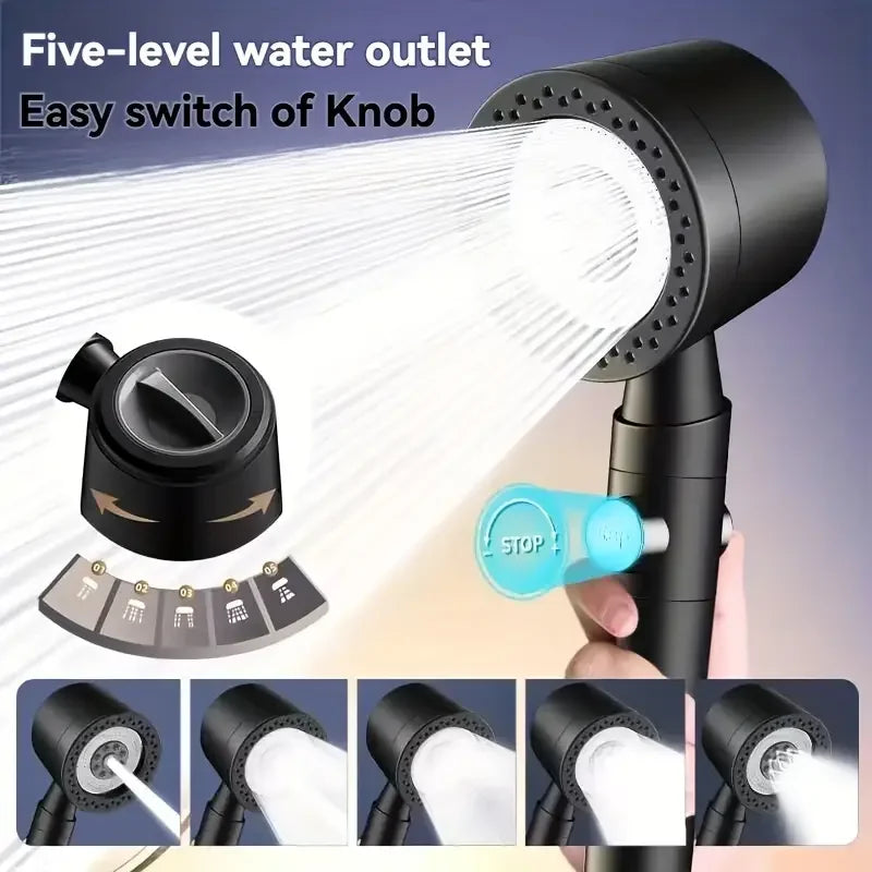 Hydro-Flow 5-Mode Spa Shower