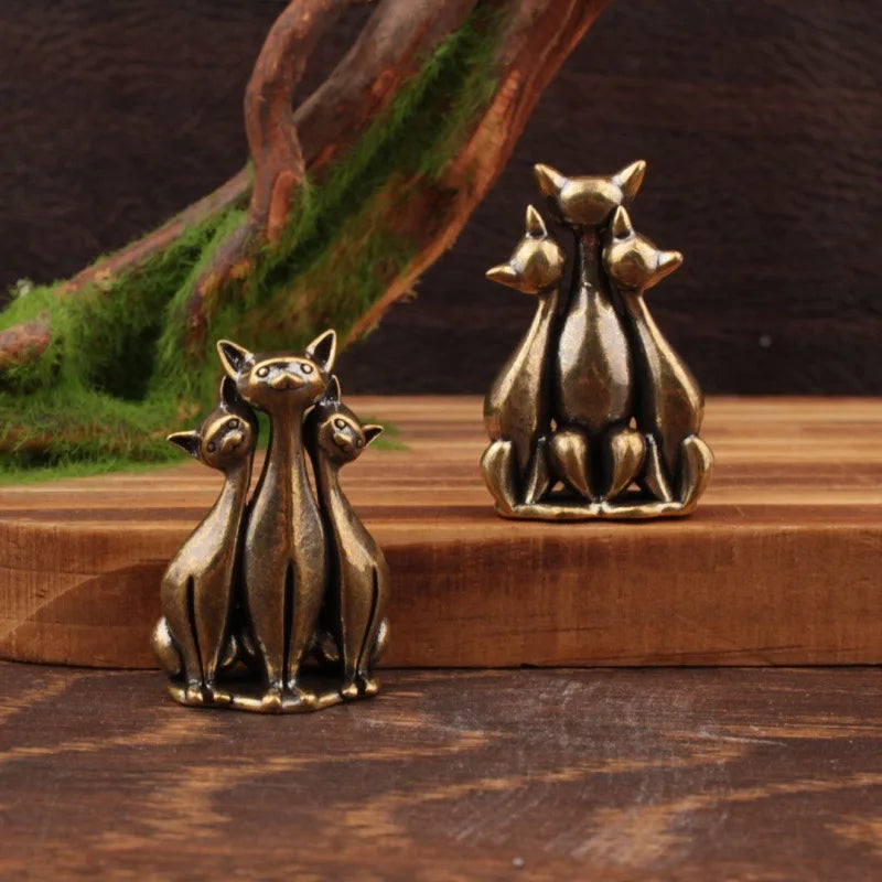Jo Artisan Copper Cat Ornament
