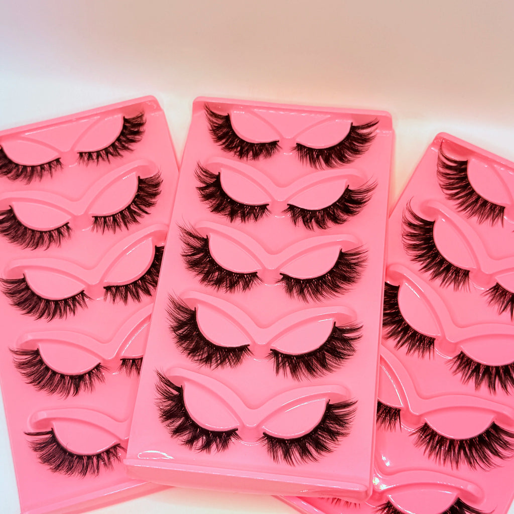 Jo 5-Pair Cat-Eye Lash Collection