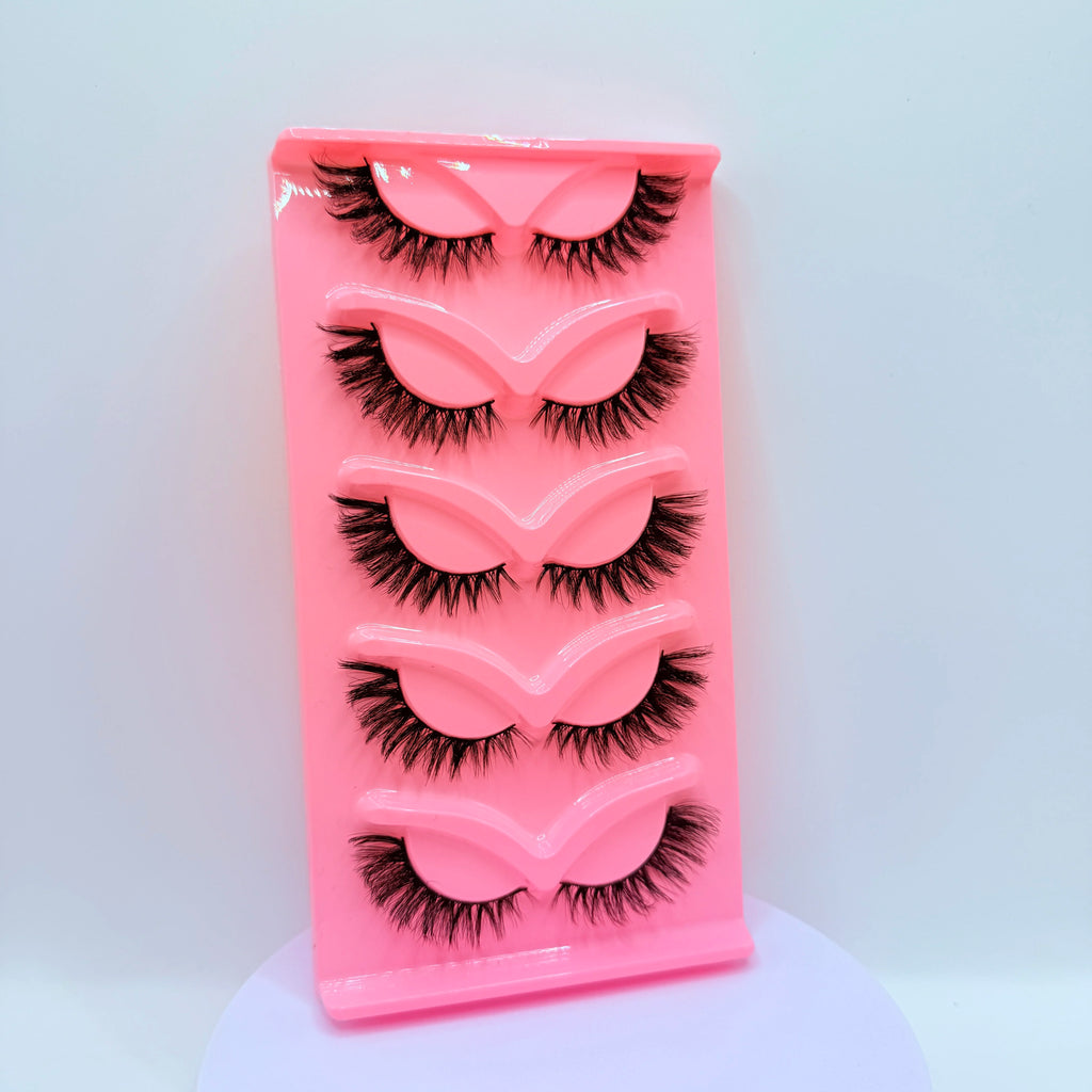 Jo 5-Pair Cat-Eye Lash Collection