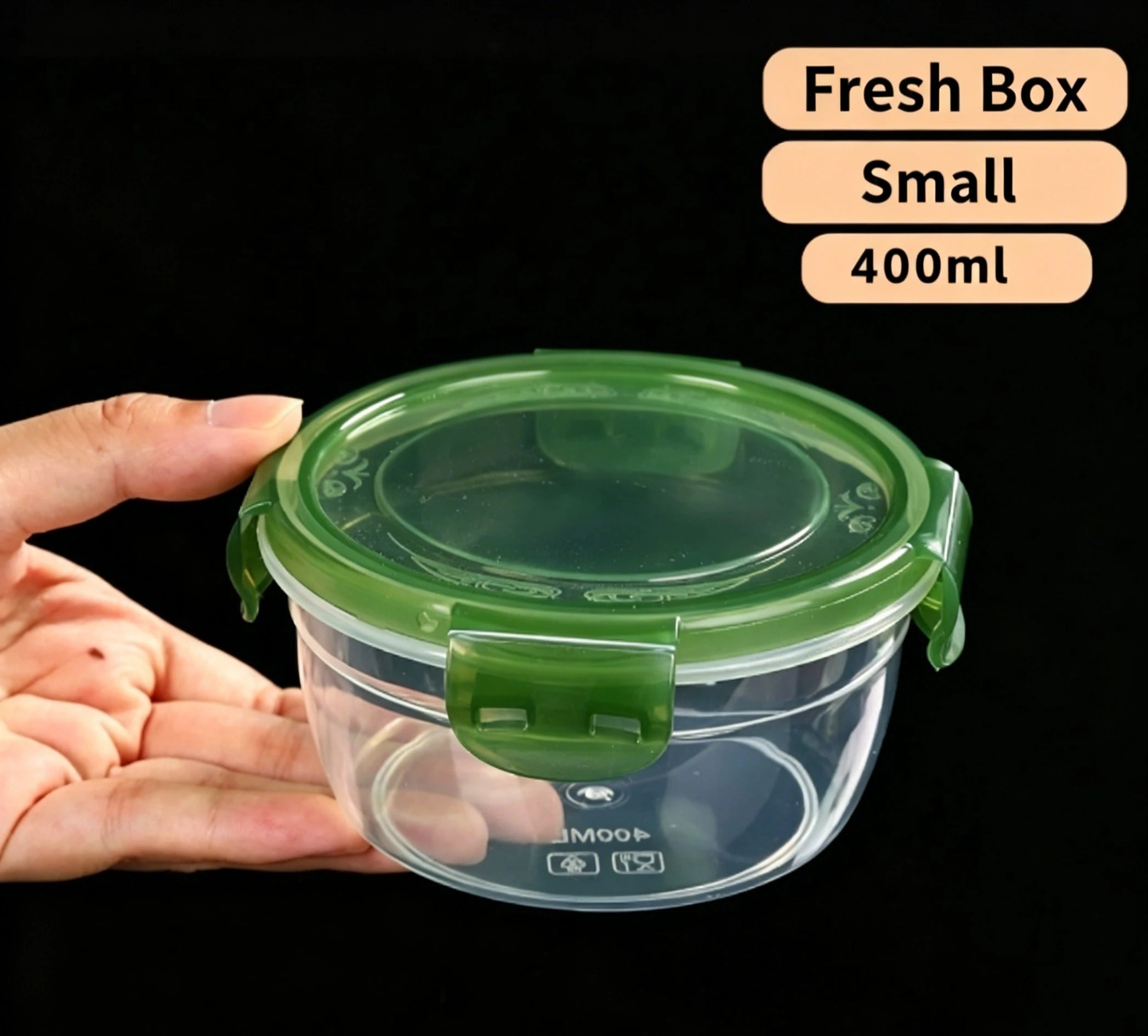8pcs/set (4 Containers+4 Sealed Lids)