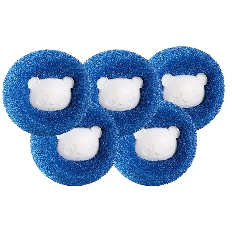Jo 1-5pcs Pet Hair Remover Reusable Ball Laundry Washing Machine Filter Wool Sticker Cat Hair Remover Pet Fur Lint Catcher Home
