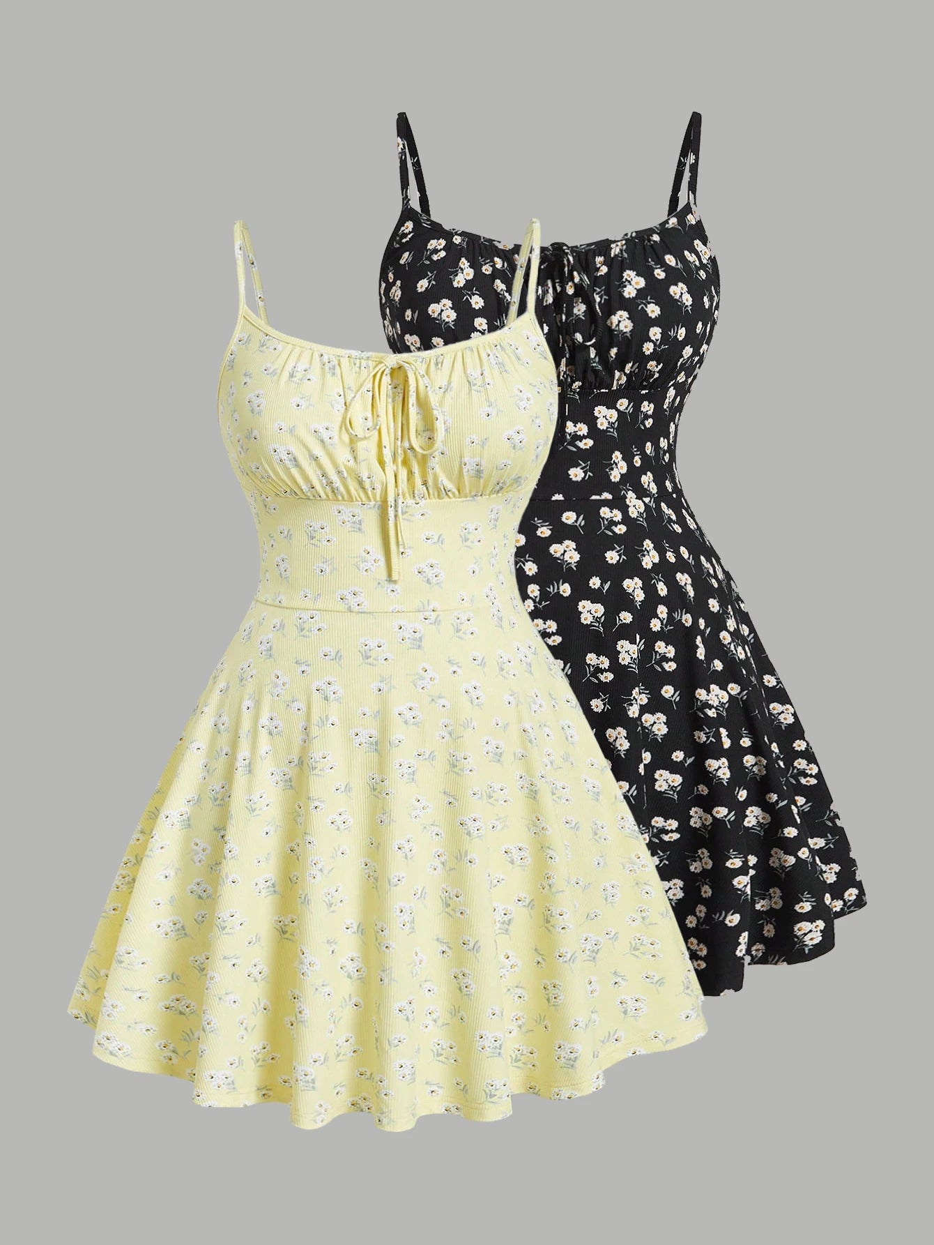 Jo floral elegant sleeveless thin strap camisole dress