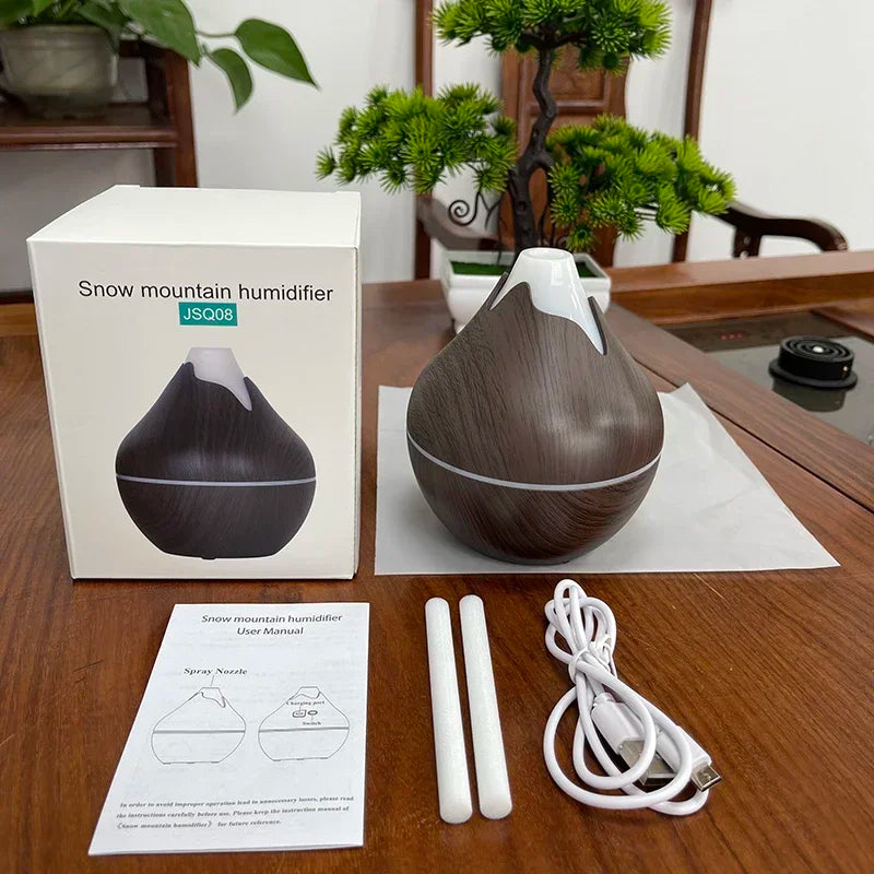 Jo LumaWood 7-Color Ultrasonic Mist Station