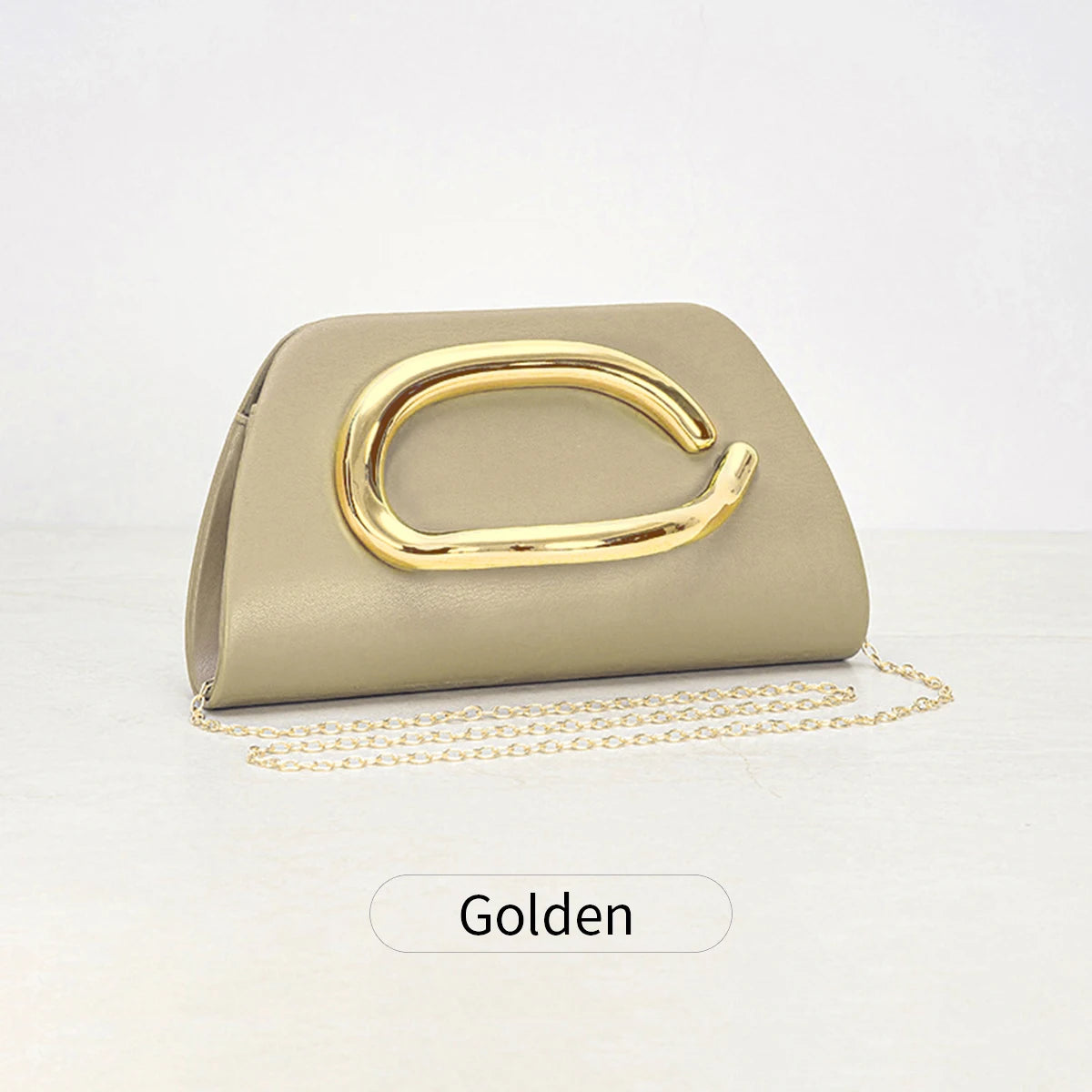 Jo Refined Gold-Accent Satchel