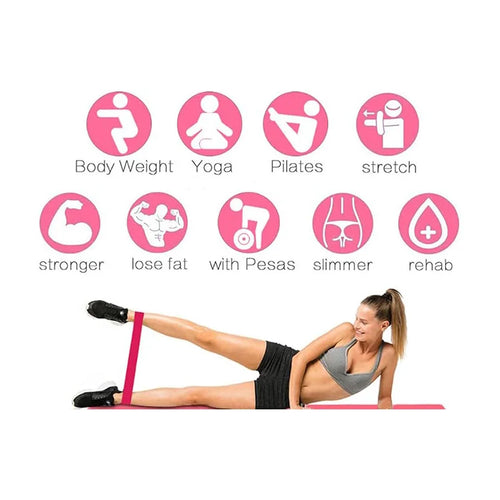 5 Piece Exercise Resistance Bands,