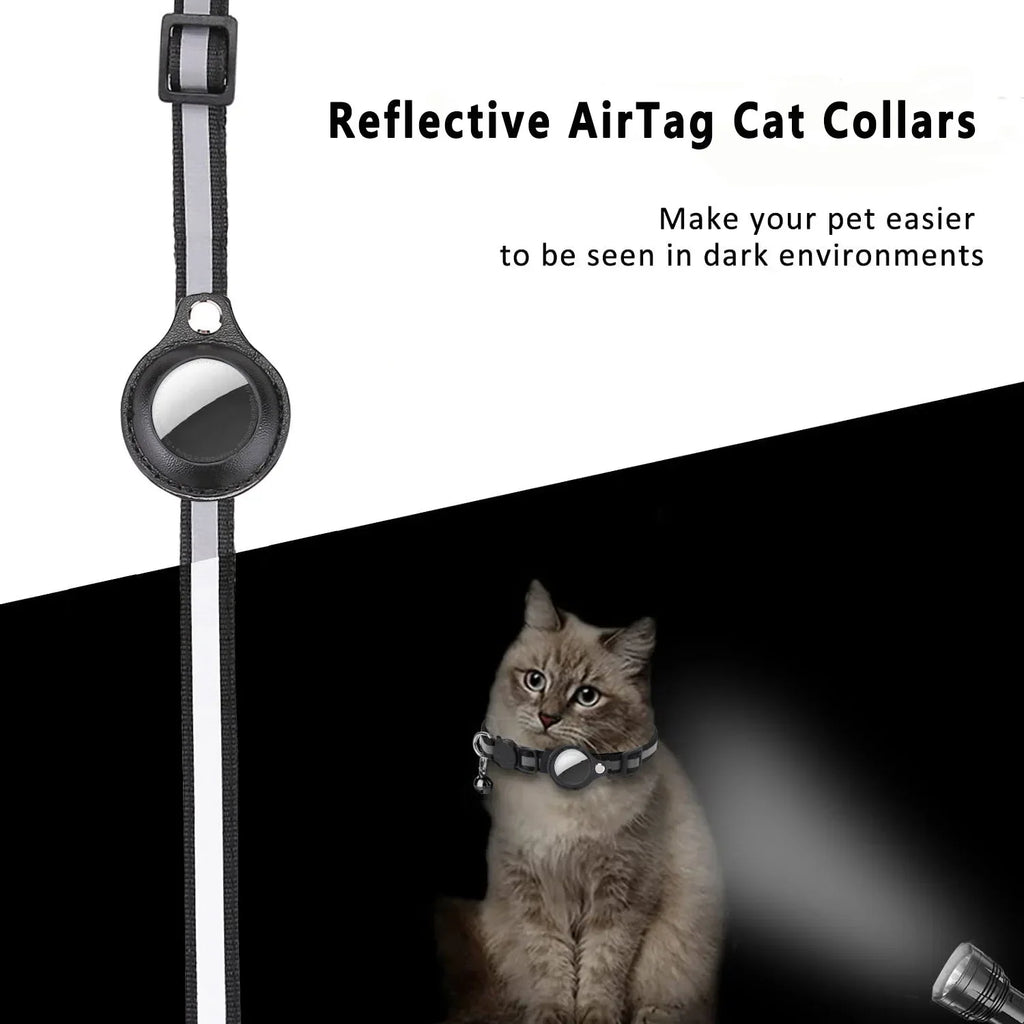Jo Safeguard Reflective AirTag Cat Collar