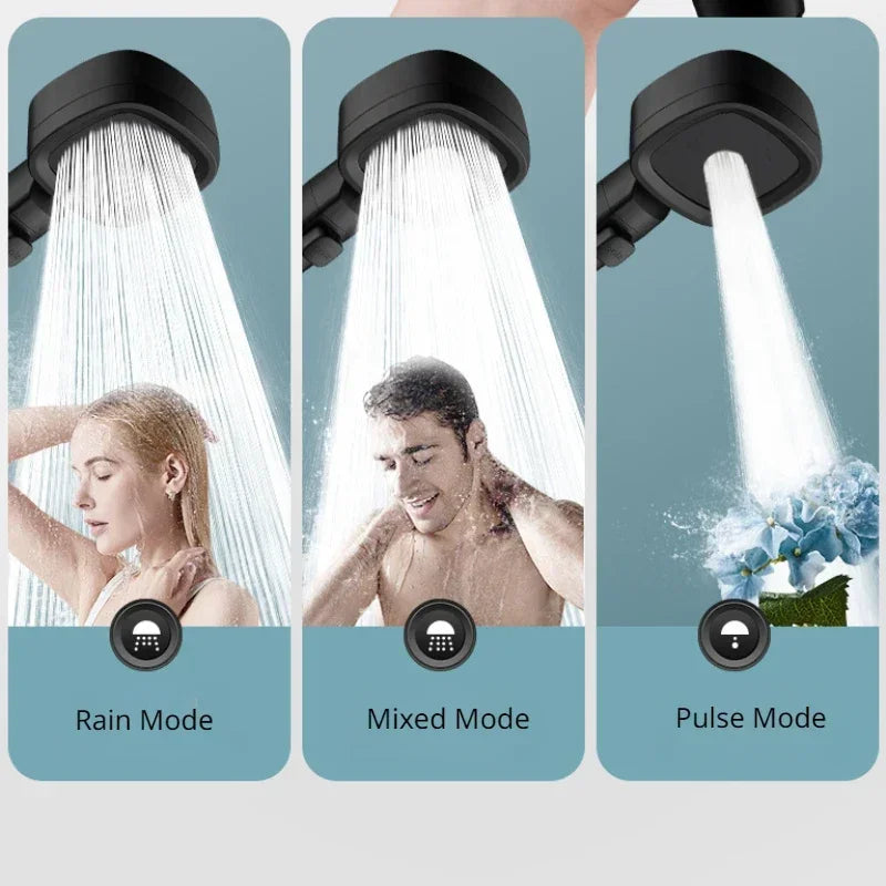 Pristine Pressure-Boost Handheld Shower