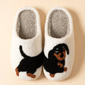 Jo Cute Weiner Dog Indoor Fluffy Slippers