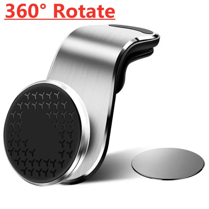 Magnetic Car Phone Holder Air Vent Mount Smartphone Clip 360 Rotation