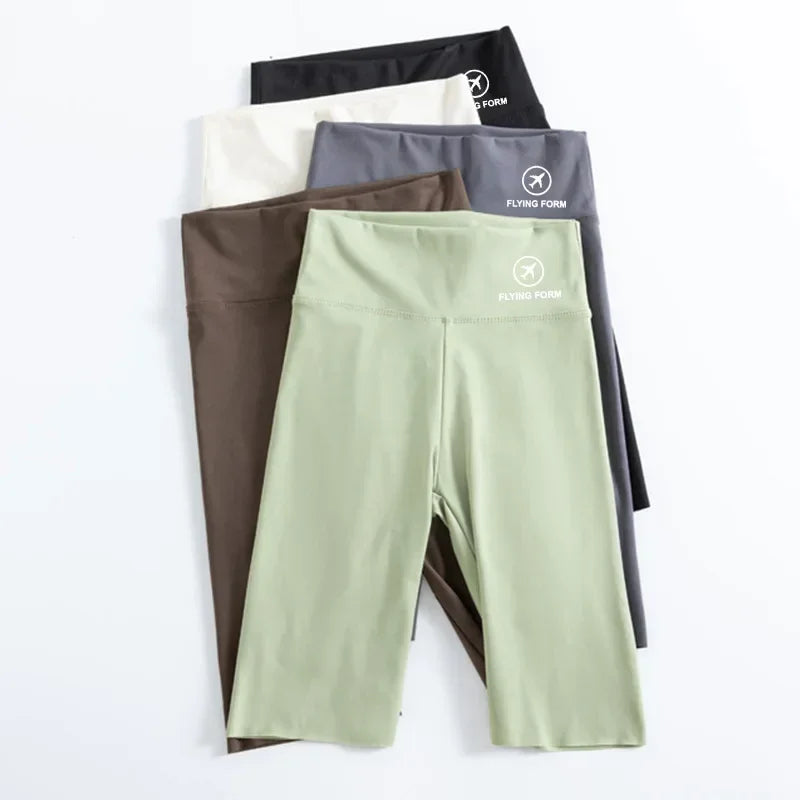 Jo High-Waist Tummy-Control Yoga Shorts