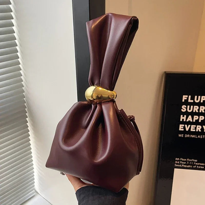 Jo Signature Pleated Bucket Pouch