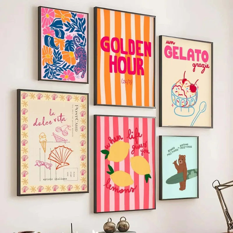 Jo Tropical Preppy Art Collection