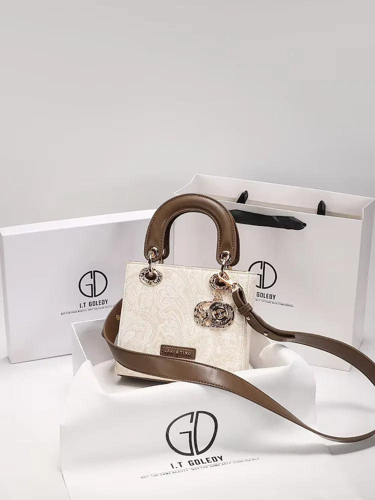 Jo Luxury and Versatile Handheld Square Bag