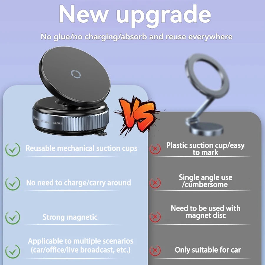 Magsafe Magnetic Vacuum Car Phone Holder,