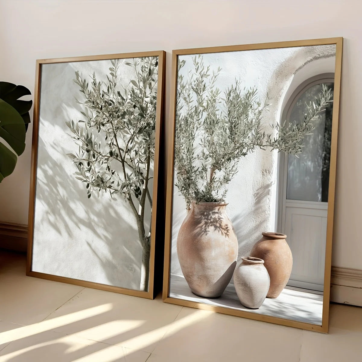 Jo Serene Olive Shadow Canvas Set