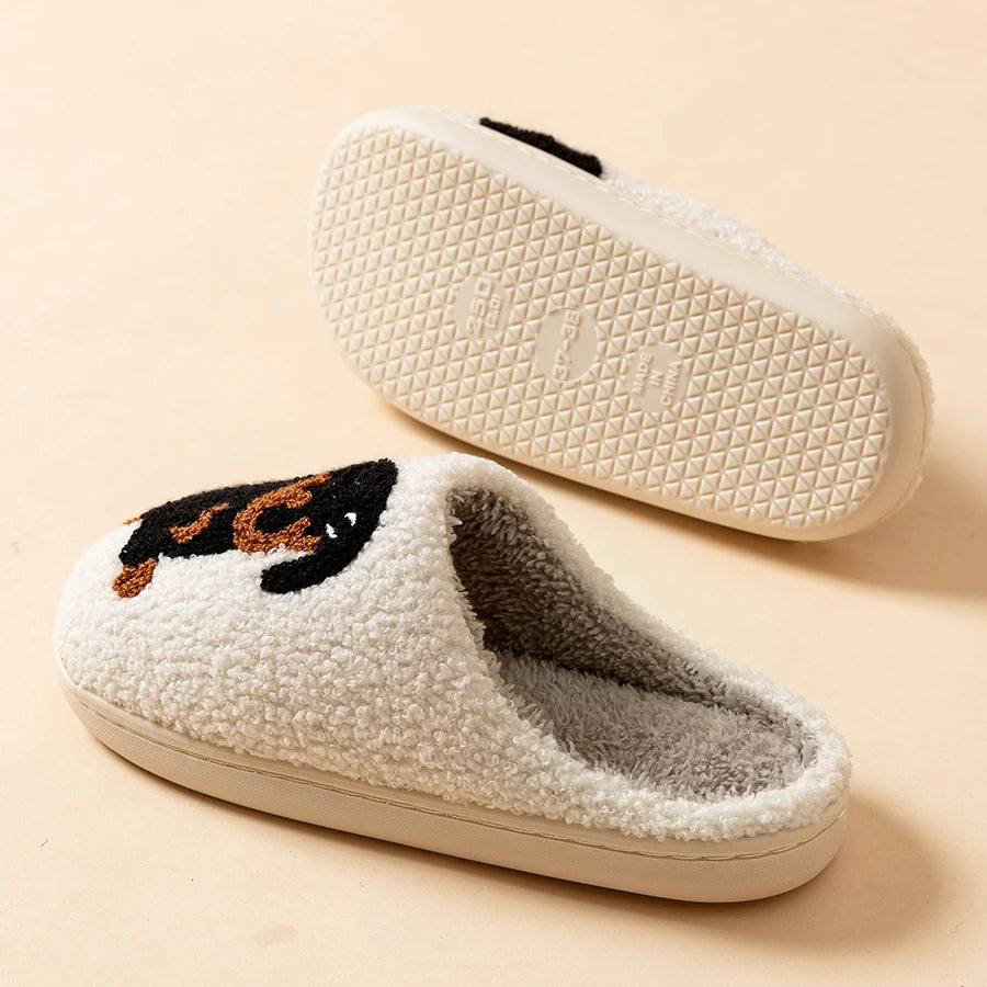 Jo Cute Weiner Dog Indoor Fluffy Slippers