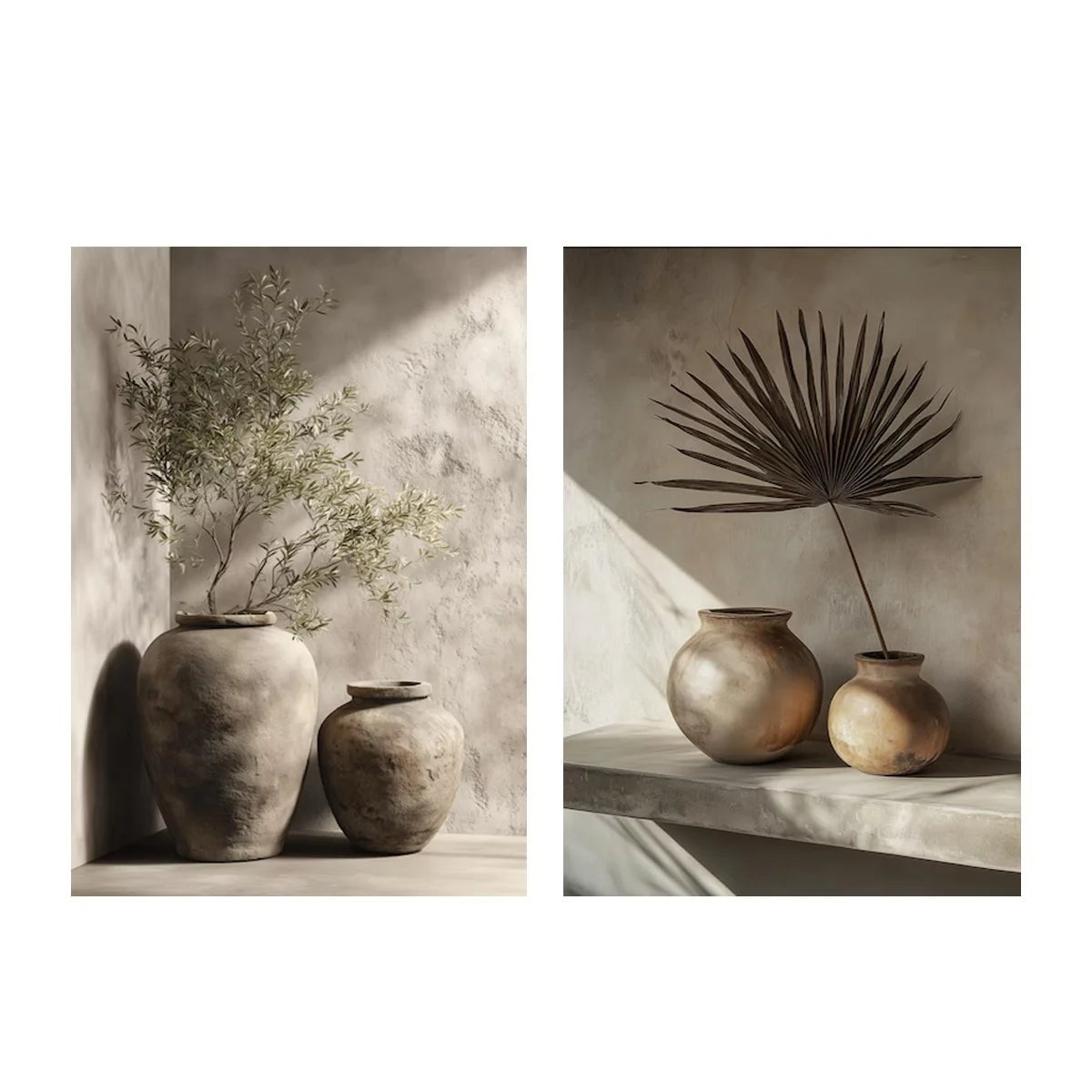 Jo Serene Olive Shadow Canvas Set