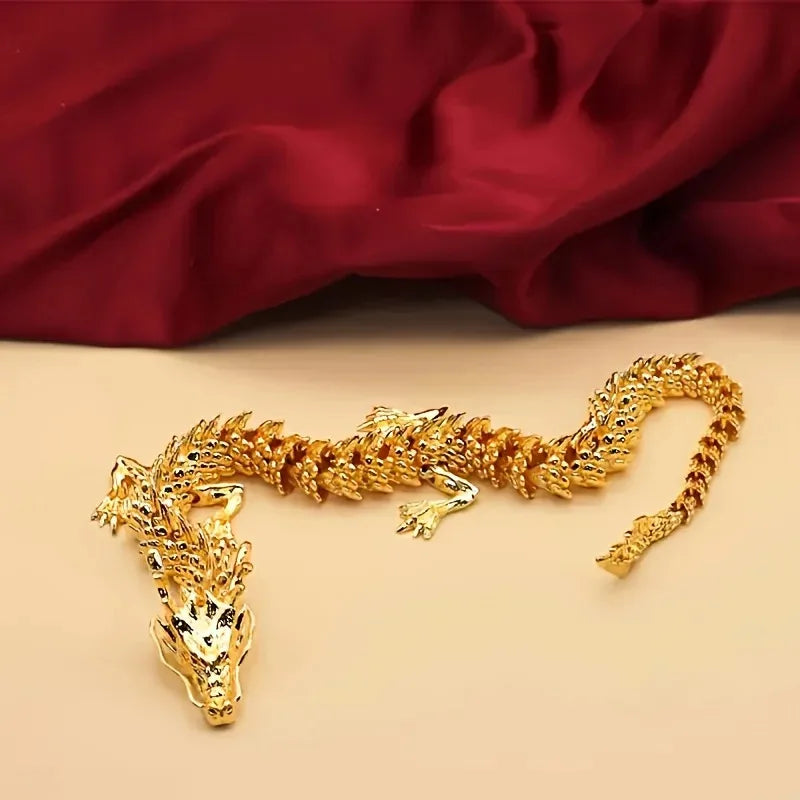 Jo Signature Golden Dragon Sculpture