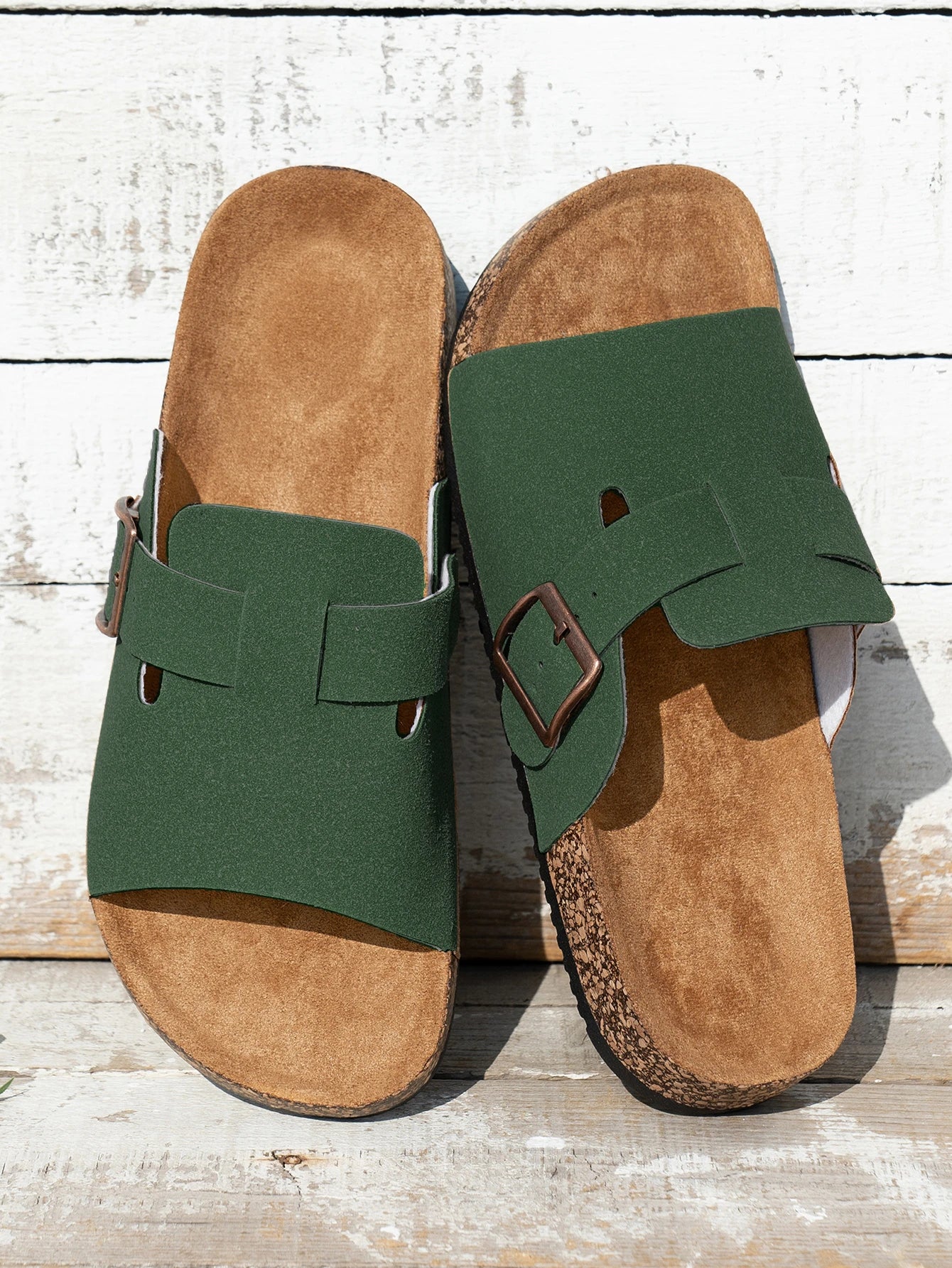 Jo Refined Double-Strap Slides
