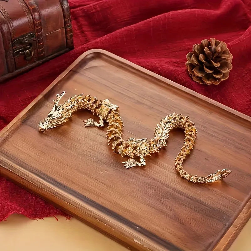 Jo Signature Golden Dragon Sculpture