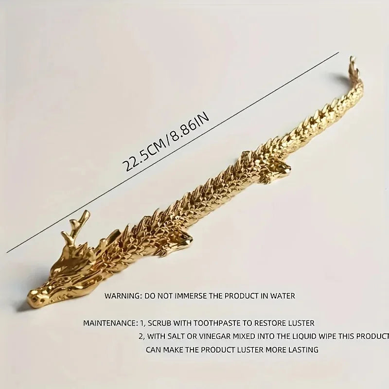 Jo Signature Golden Dragon Sculpture
