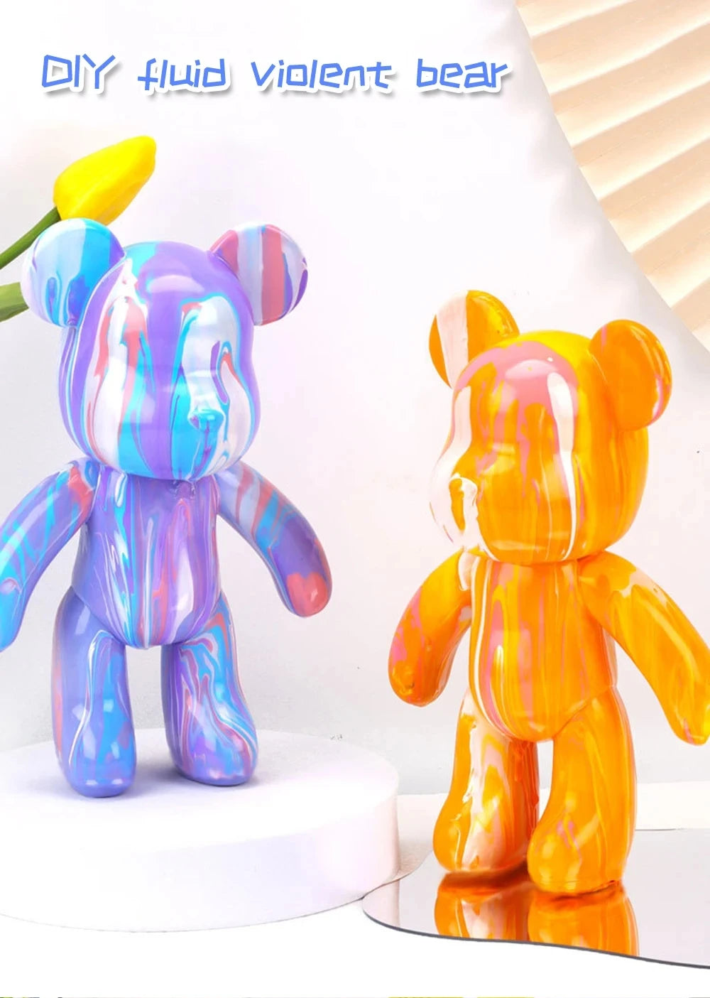 Jo Designer Graffiti Bear Doll